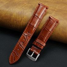 Light Brown Alligator Leather Watch Strap