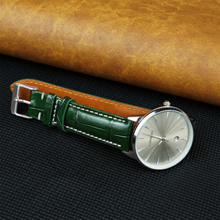 Hand Stitching Green Alligator Watch Strap DH-158