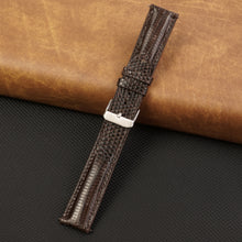 Dark Brown Lizard Leather Watch Strap DH-161