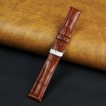 Light Brown Alligator Leather Watch Strap