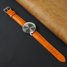 Orange Carrot Alligator Leather Watch Band