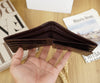 Dark Brown Double Side Alligator Hornback Leather Bifold Wallet For Men RFID Blocking | VINAM-100