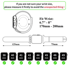 Slim Black Alligator Apple Leather Watch Band