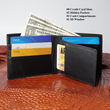 Personalized Alligator Leather Wallet – Custom Engraved Gift