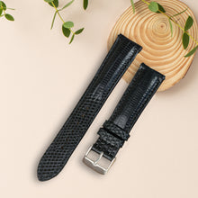 Black Lizard Leather Watch Strap DH-91