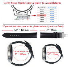 Brown Full Grain Watch Strap with White Stitching and Deployment Clasp