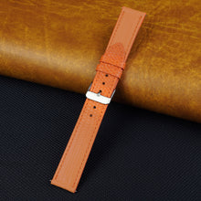 Orange Lizard Leather Watch Strap Quick Release