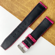 Pink Unique Texture Alligator Watch Band For Men