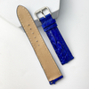 bllue alligator leather watch band