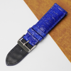24mm Blue Unique Pattern Alligator Leather Watch Band For Men DH-50R