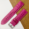 Pink Unique Texture Alligator Watch Band For Men 