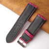 24mm Pink Unique Pattern Alligator Leather Watch Band For Men DH-226I