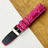 Pink Unique Texture Alligator Watch Band For Men 