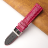 20mm Pink Unique Pattern Alligator Leather Watch Band For Men DH-225Q
