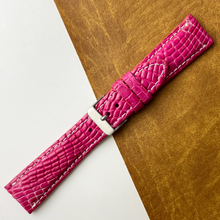 Pink Unique Texture Alligator Watch Band