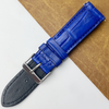 Blue Unique Texture Alligator Watch Band For Men 