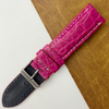 Pink Unique Texture Alligator Watch Band For Men 