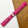 Pink Unique Texture Alligator Watch Band