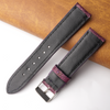 20mm Purple Unique Ostrich Leather Watch Band For Men | DH-170D