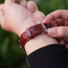 Brown Alligator Leather Watch Strap