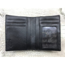 Black Alligator Skin Bifold Vertical Wallet For Men | Handmade Crocodile Leather Wallet RFID Blocking | VL5688