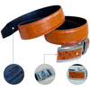 High-end Tan Alligator Belt Men's - Automatic Buckle