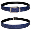 High-end Blue Alligator Belt Men's - Crocodile Skin Belly Belt 1.5