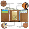 Black Alligator Leather Trifold Wallet RFID Blocking | TRI16