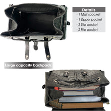 Alligator Leather Backpack for Men, Luxury Business Backpacks Large Capacity