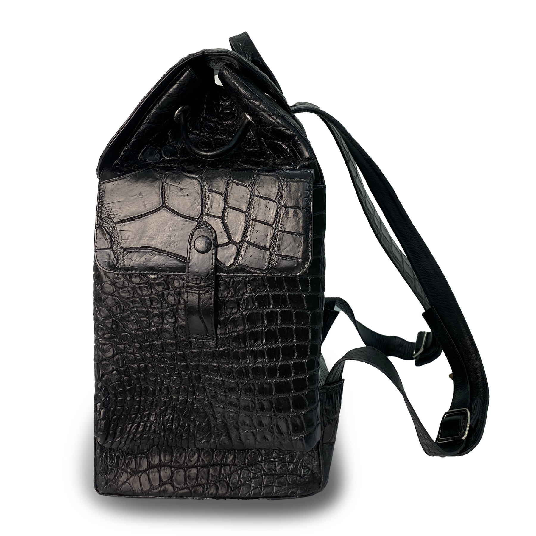 Alligator Leather Backpack for Men, Luxury Business Backpacks Large Capacity