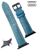 Ocean Blue Stingray Leather Strap for Apple Watch