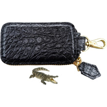 Best Car Key Case Cover Crocodile Leather | Smart Remote Key FOB Blocker Holder Alligator Leather Handmade - Vinacreations