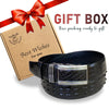 Black Alligator Hornback Leather Belt For Men - Automatic Buckle | BEHO11 - Vinacreations