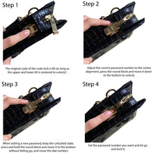 Black Alligator Mens Big Wristlet Clutch Purse Business Bag Premium Crocodile Handbag RFID Blocking CLUT01 - Vinacreations