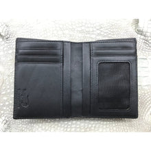 Black Alligator Skin Bifold Vertical Wallet For Men | Handmade Crocodile Leather Wallet RFID Blocking | VL5689 - Vinacreations