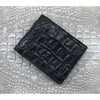 Black Alligator Skin Bifold Wallet For Men | Handmade Crocodile Leather Wallet RFID Blocking | VL5618 - Vinacreations