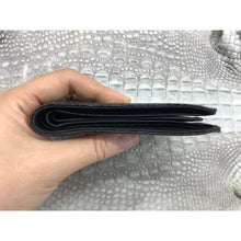 Black Alligator Skin Bifold Wallet For Men | Handmade Crocodile Leather Wallet RFID Blocking | VL5658 - Vinacreations