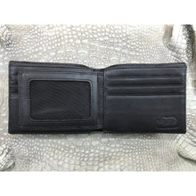 Black Alligator Skin Bifold Wallet For Men | Handmade Crocodile Leather Wallet RFID Blocking | VL5658 - Vinacreations