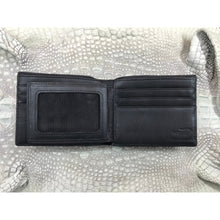 Black Alligator Skin Bifold Wallet For Men | Handmade Crocodile Leather Wallet RFID Blocking | VL5700 - Vinacreations