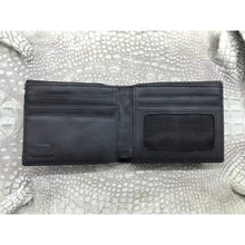 Black Alligator Skin Bifold Wallet For Men | Handmade Crocodile Leather Wallet RFID Blocking | VL5707 - Vinacreations