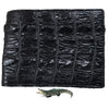 Black Alligator Skin Bifold Wallet For Men | Handmade Crocodile Leather Wallet RFID Blocking | VL5718 - Vinacreations