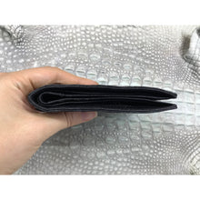 Black Alligator Skin Bifold Wallet For Men | Handmade Crocodile Leather Wallet RFID Blocking | VL5718 - Vinacreations