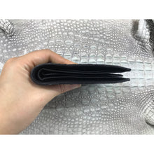 Black Alligator Skin Bifold Wallet For Men | Handmade Crocodile Leather Wallet RFID Blocking | VL5721 - Vinacreations