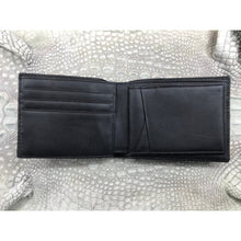 Black Alligator Skin Bifold Wallet For Men | Handmade Crocodile Leather Wallet RFID Blocking | VL5721 - Vinacreations