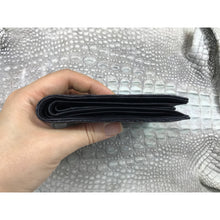 Black Alligator Skin Bifold Wallet For Men | Handmade Crocodile Leather Wallet RFID Blocking | VL5724 - Vinacreations