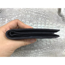 Black Alligator Skin Bifold Wallet For Men | Handmade Crocodile Leather Wallet RFID Blocking | VL5735 - Vinacreations