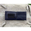 Blue Alligator Skin Bifold Wallet For Men | Handmade Crocodile Leather Wallet RFID Blocking | VL4554 - Vinacreations