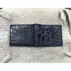 Blue Alligator Skin Bifold Wallet For Men | Handmade Crocodile Leather Wallet RFID Blocking | VL5623 - Vinacreations