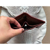 Brown Alligator Skin Bifold Wallet For Men | Handmade Crocodile Leather Wallet RFID Blocking | VL2117 - Vinacreations