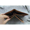Brown Alligator Skin Bifold Wallet For Men | Handmade Crocodile Leather Wallet RFID Blocking | VL4524 - Vinacreations